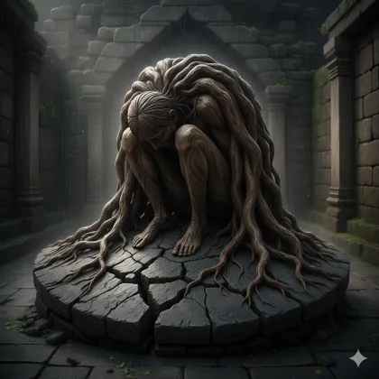 The Darkness of Depth Sculpture Concept Thumbnail